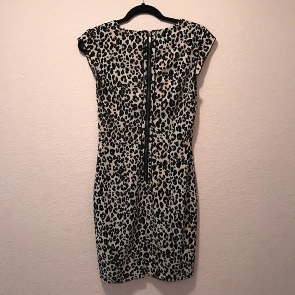 *30off3* NWOT. H&M sexy leopard print dress zips on back - Picture 5 of 10